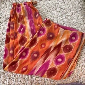 Vibrant Orange and Pink Pants